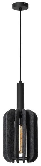 Lustră pe cablu Lucide 45492/01/36 RAFAL 1xE27/40W/230V negru/gri