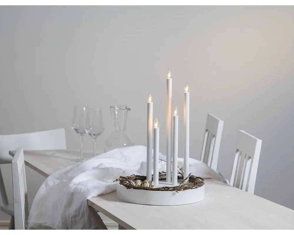 Decorațiune luminoasă albă ø 32 cm Deco – Star Trading