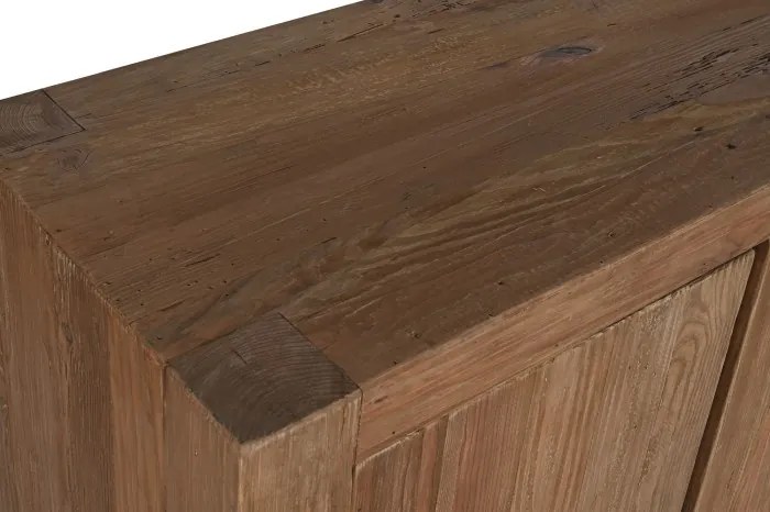 Bufet, natur, din lemn de pin reciclat, Rustique Mini