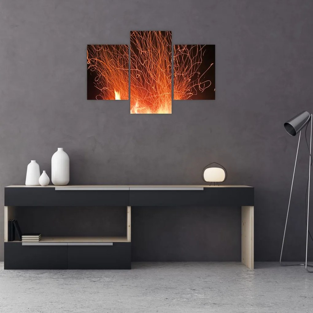 Tablou cu focul (90x60 cm)