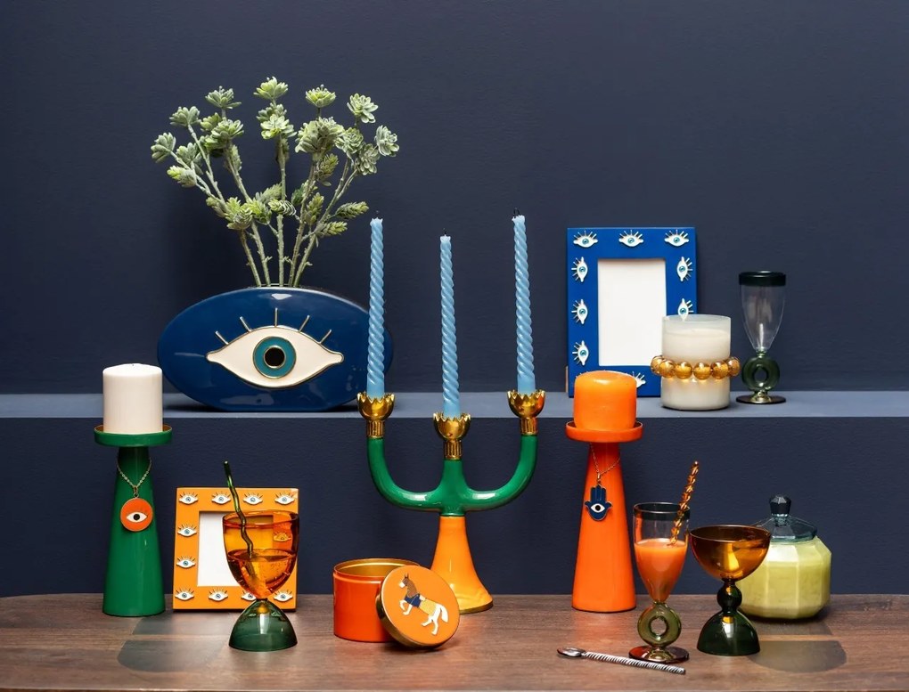 Lumanare decorativa, verde, Bijou