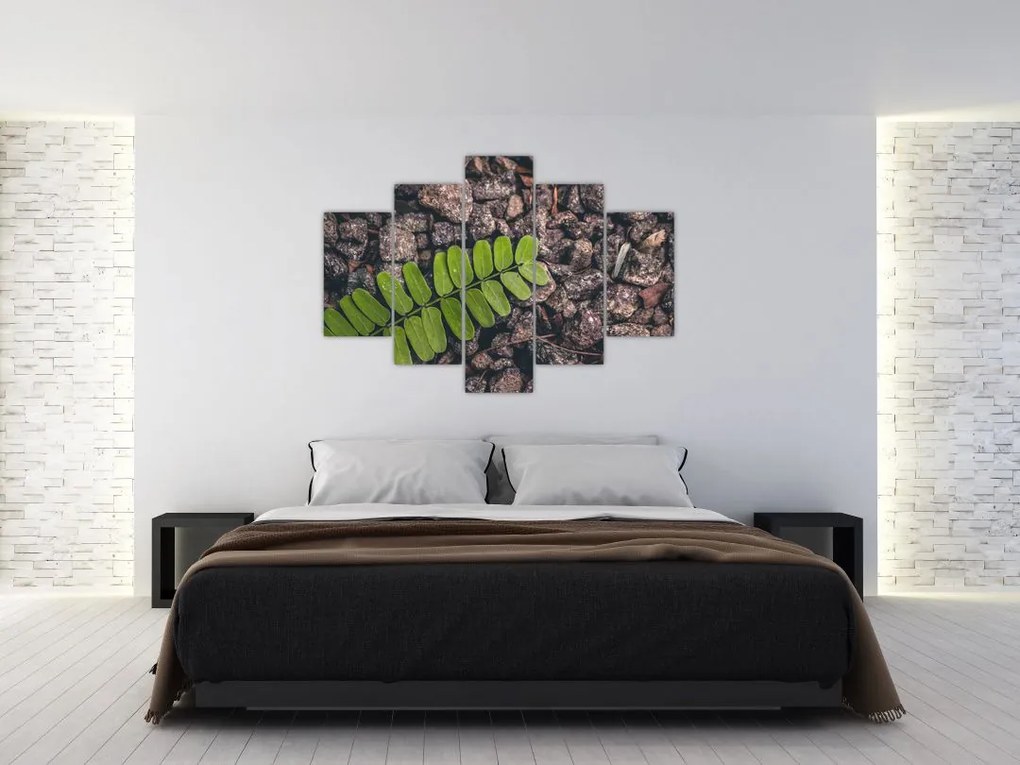 Tablou cu planta verde (150x105 cm)
