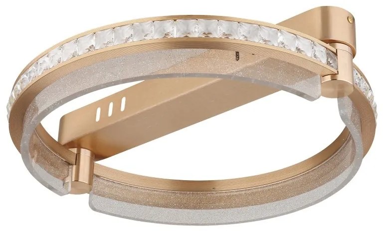 Lustra LED aplicata design circular cu telecomanda BLONDIE D-40cm