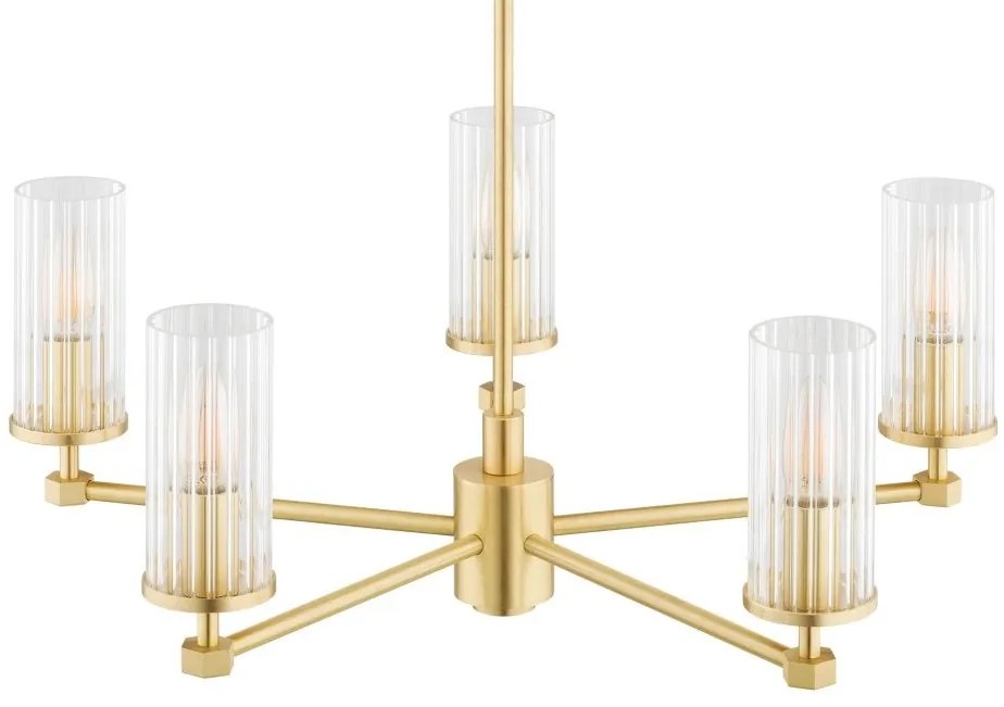 Candelabru elegant realizat din alama Hampton 5L