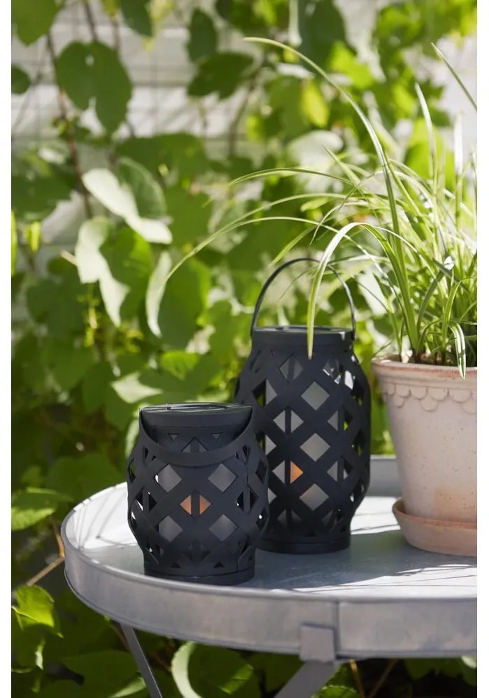 Felinar Star Trading Flame Lantern, înălțime 16 cm, negru