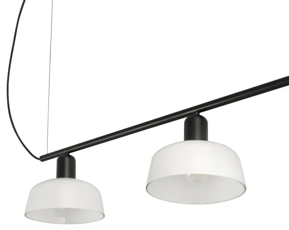 Lustra suspendata design modern TATAWIN alb