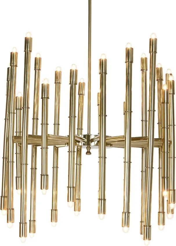 Candelabru din oțel, auriu, finisaj patinat, 158 x 74 cm, „Breteuil”