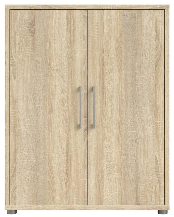 Bibliotecă modulară cu aspect de lemn de stejar 89x113 cm Prima – Tvilum