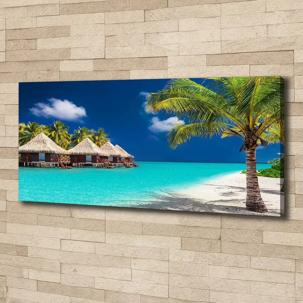 Tablou canvas Bungalow-uri maldive
