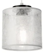 Pendul pe cablu ROSA 1xE27/60W/230V negru/gri