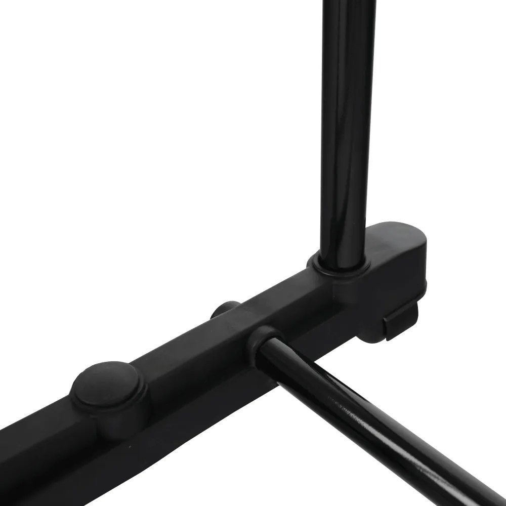 Cuier mobil, inox plastic negru, OLIVER Negru