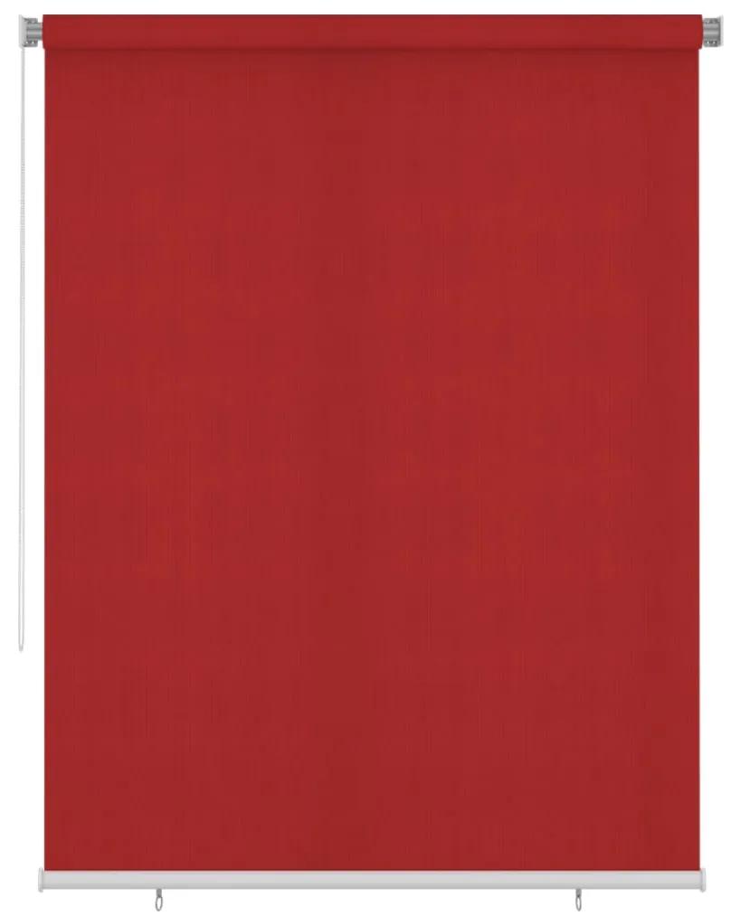 Jaluzea tip rulou de exterior, rosu, 180x230 cm 180 x 230 cm