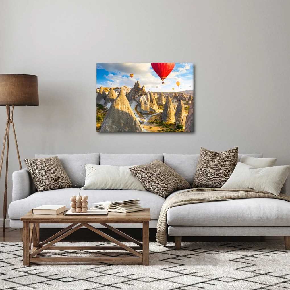 Tablou - Baloane cu aer cald (70x50 cm)