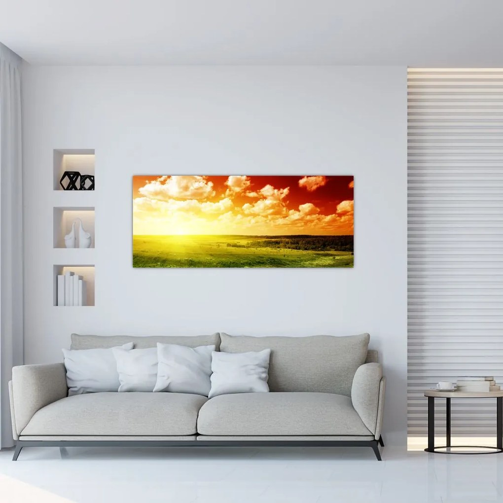 Tablou cu furtuna de vară (120x50 cm), în 40 de alte dimensiuni noi