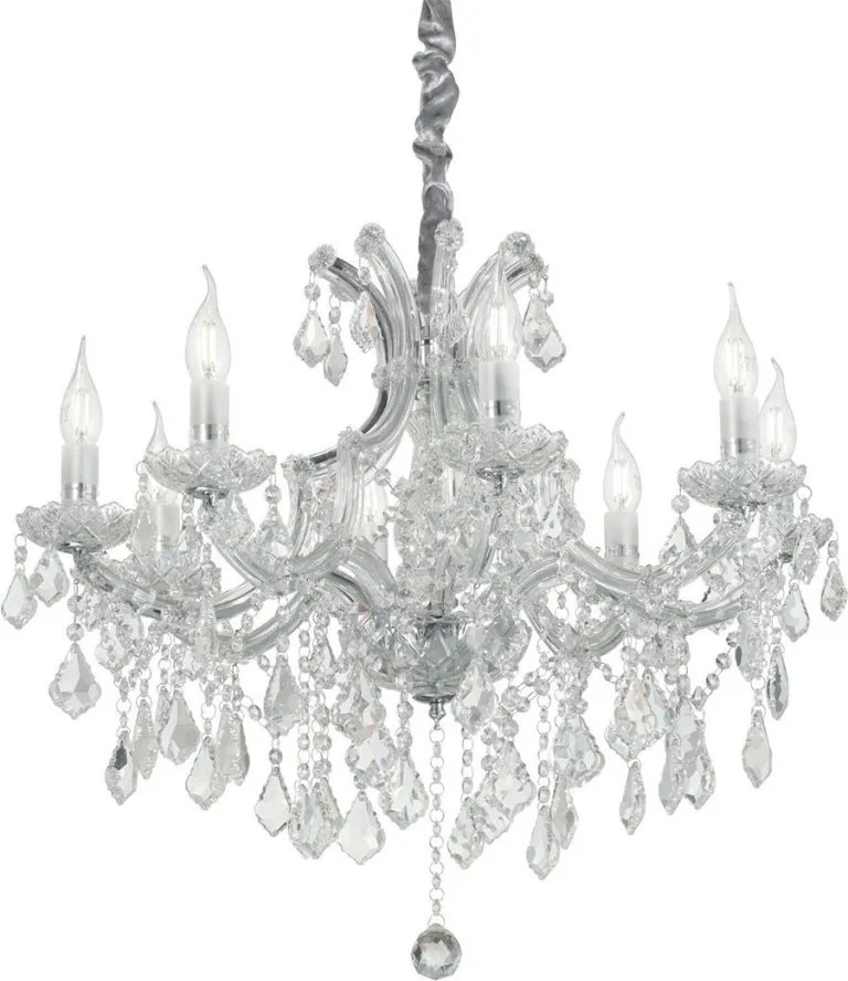 Candelabru design elegant NAPOLEON SP8 crom 167244