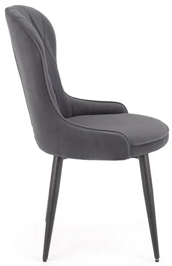 Set 6 scaune K366 velvet gri