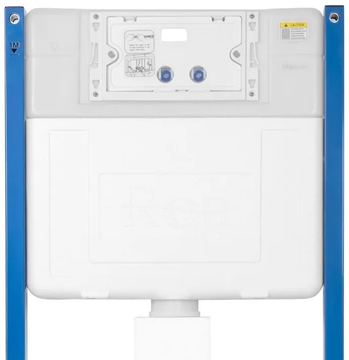 Cadru WC incastrat K011A-Q Rea cu buton T negru