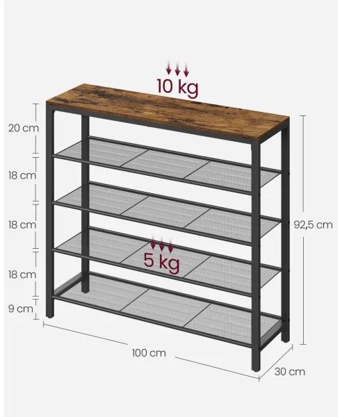 Pantofar DAVOR maro/negru