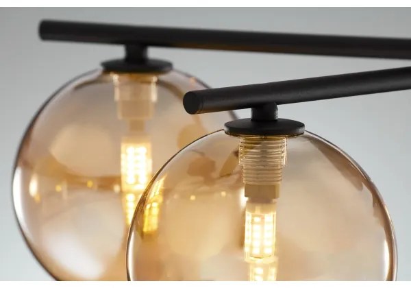 Lustră aplicată Jupiter 2047 PRATO 5xG9/10W/230V negru/bej