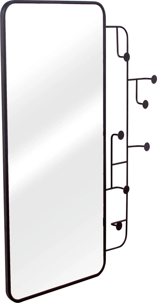 Oglinda pentru dulap Gute neagra 83,3/6,6/120 cm