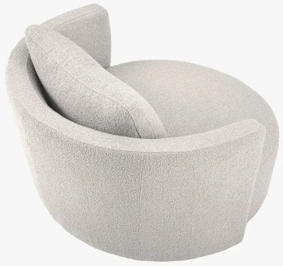 Fotoliu rotativ Bliss boucle L112 cm