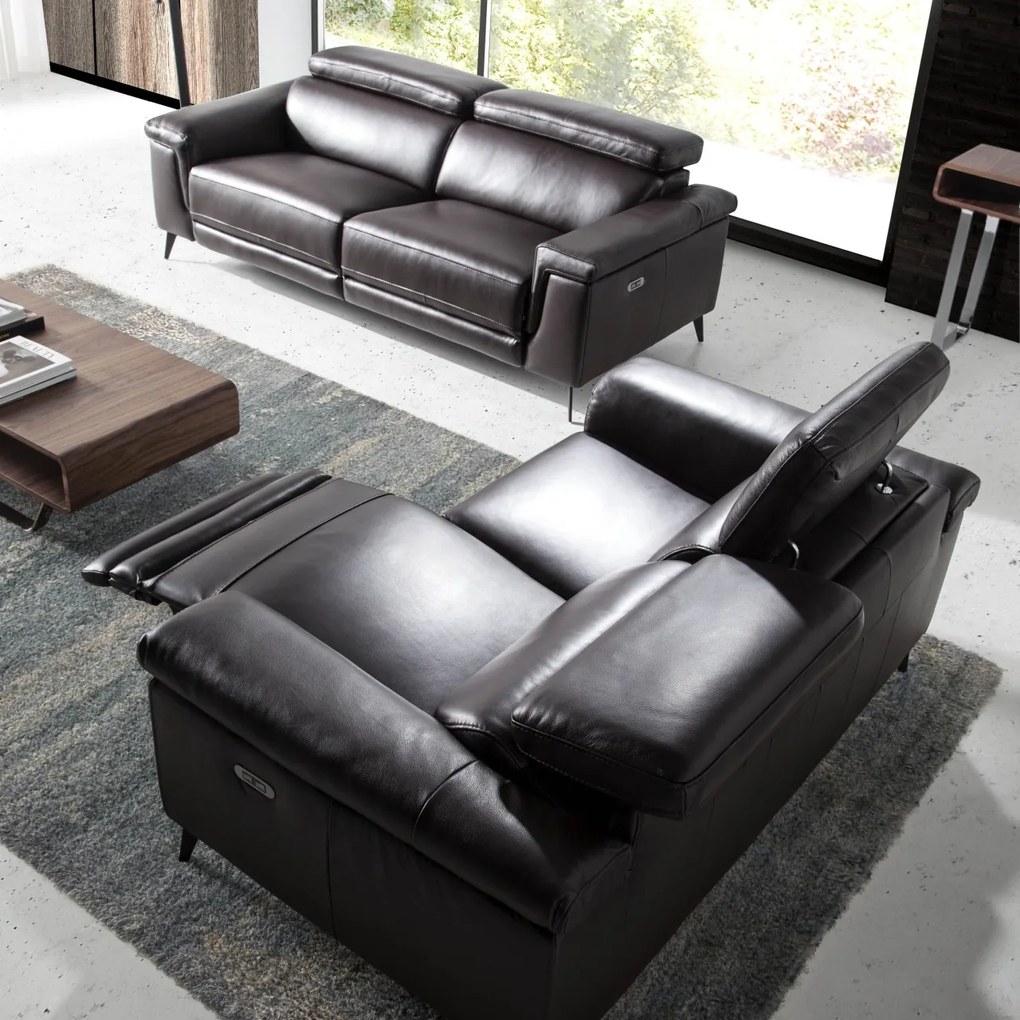 Canapea design italian, 2 locuri, functia relaz, Alfredo AC-5319-2P