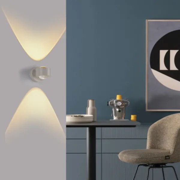 Schöner Wohnen CHIA 19331-39 - Aplică de perete LED 2xLED/2W/230V, gri