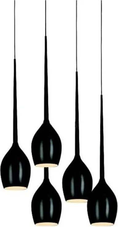 Lustra moderna Izza 5 Black