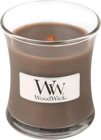 Lumânare parfumată WoodWick, aromă de iarbă de mare și lemn, 20 ore