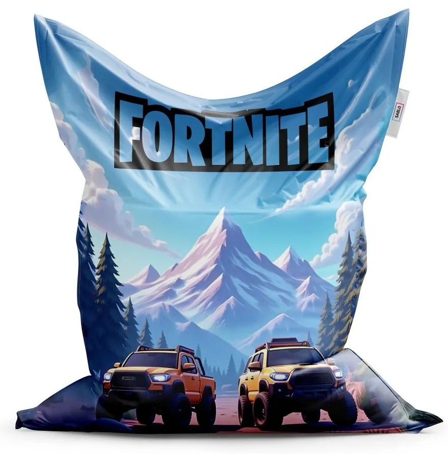 Sac de șezut Classic Fortnite mașini offroad - pentru copii, albastru