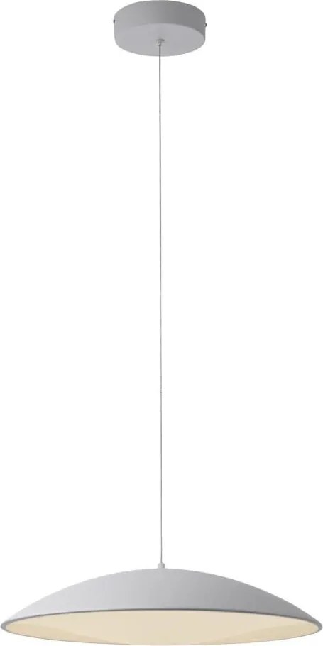 Schöner Wohnen 14607-16 - lustră LED dimerizabilă suspendată pe cablu LENTE, LED/23W/230V, Ø50 cm, albă