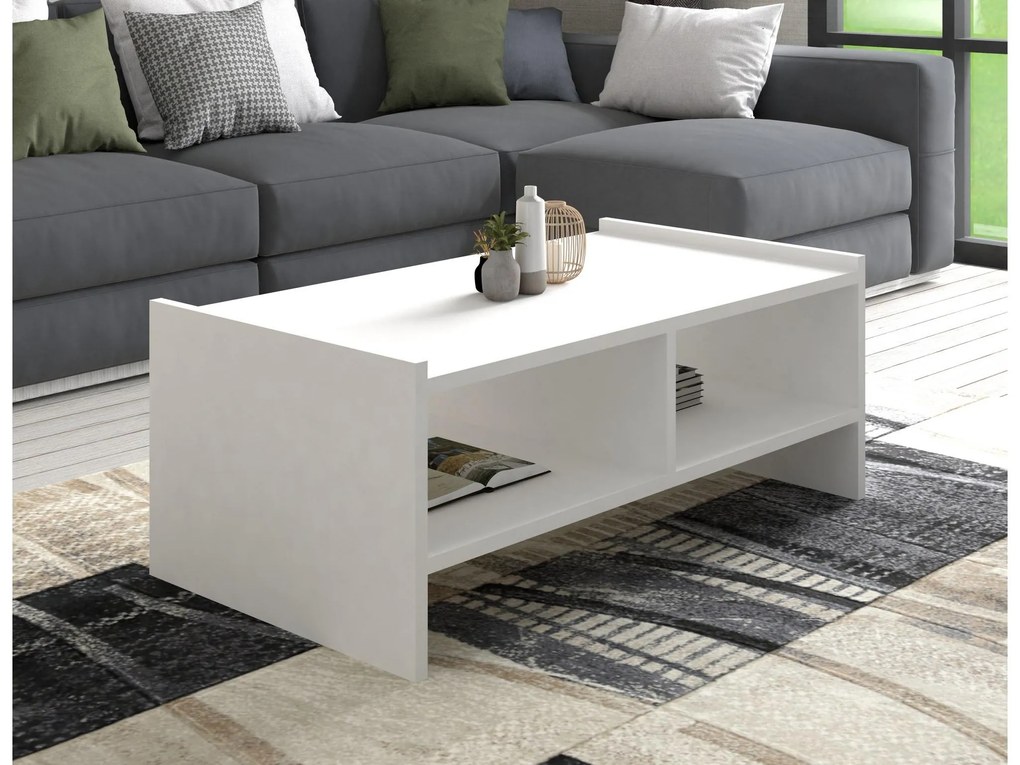 Set mobilier living Sakeko 4 (alb) . 1094073