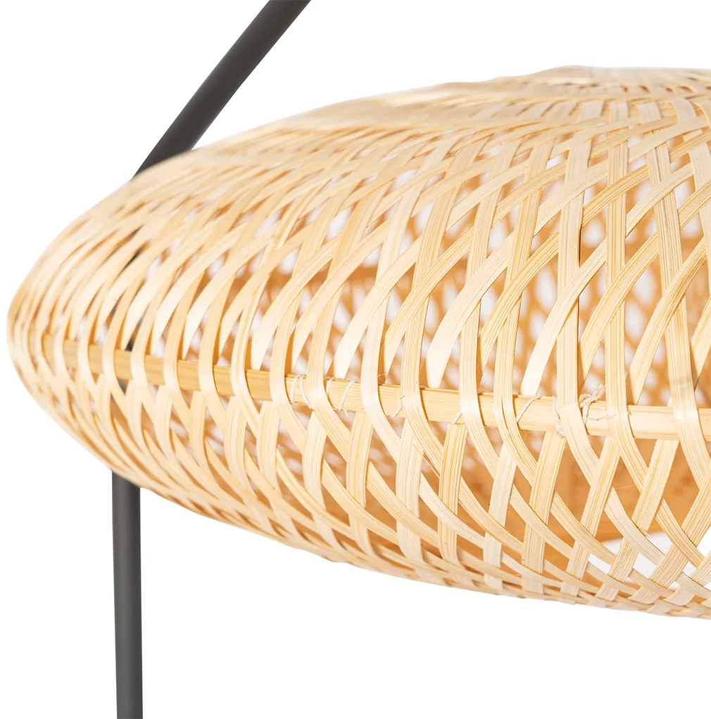 Lampă de podea orientală din bambus - Ostrava