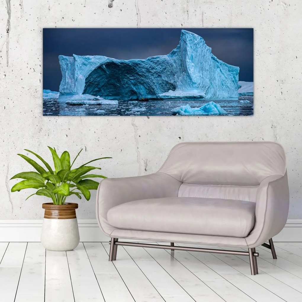 Tablou - Peștera de gheață (120x50 cm)