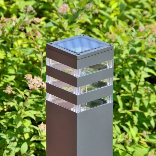 Lampă exterior TEKSAS 1xE27/12W/230V IP44, 44 cm, antracit