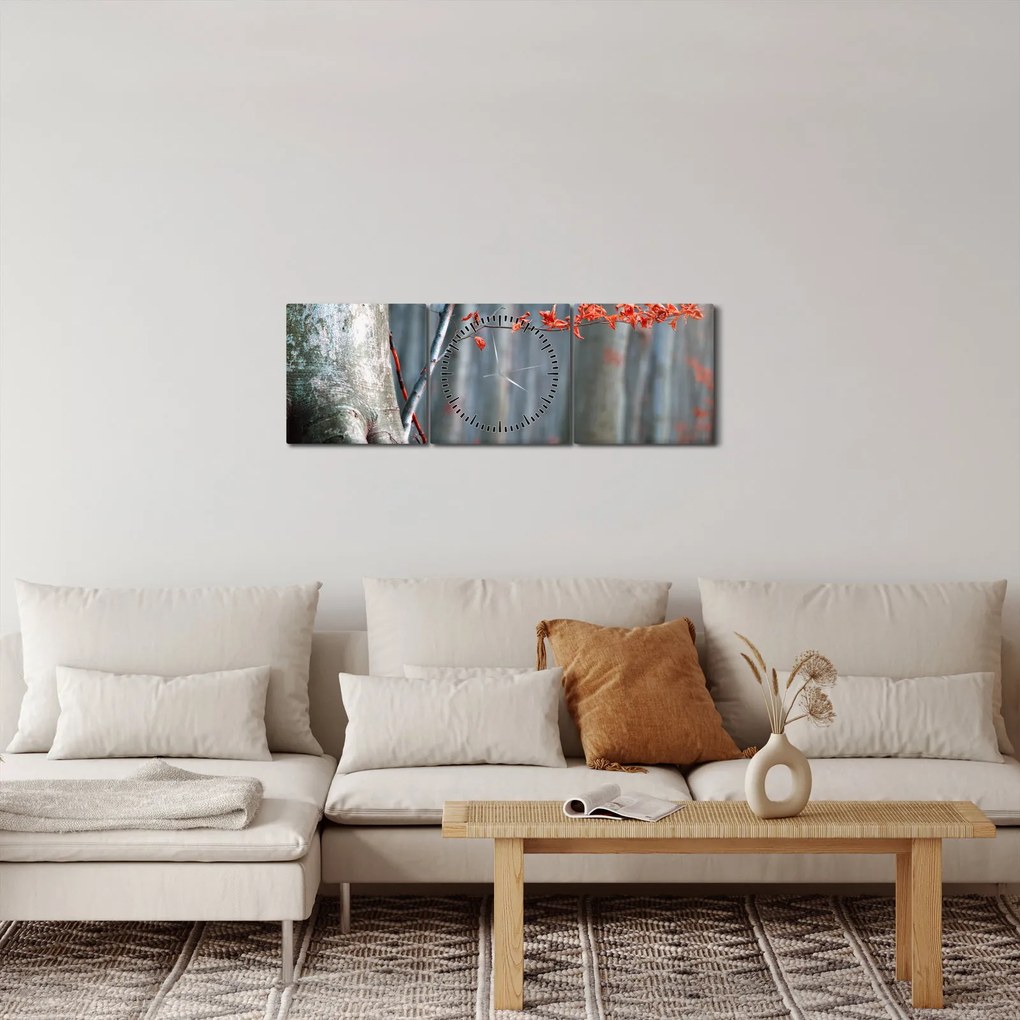 Tablou - Toamna (cu ceas) (90x30 cm)