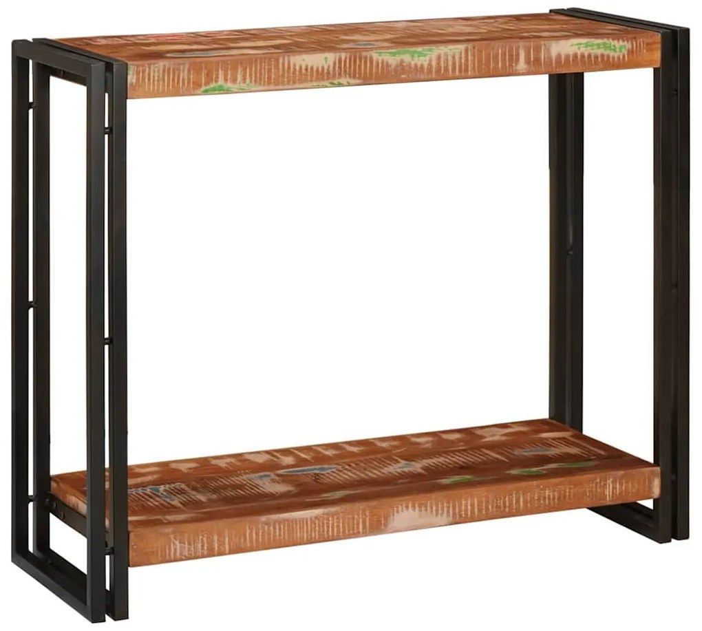 vidaXL Masă de consolă Multicolour 90 x 33 x 75 cm Lemn masiv reciclat