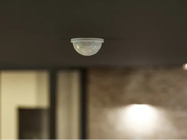 Senzor de mișcare încastrat pentru tavan fals 360° 1200W/230V IP54 alb