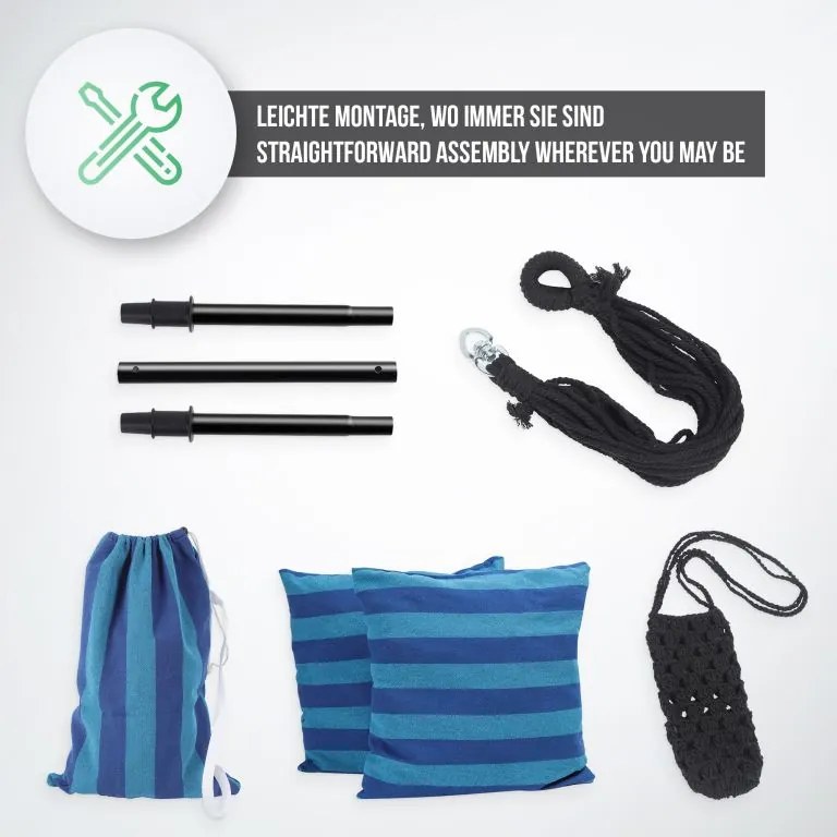 MIADOMODO Balansoar suspendat, albastru