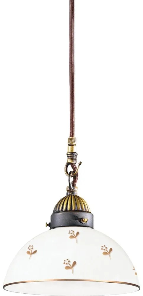 Kolarz 731.30.170 - Lustru suspendat pe cablu NONNA, 1xE27/75W/230V, Ø 20 cm, cu formă de floare, aur roz