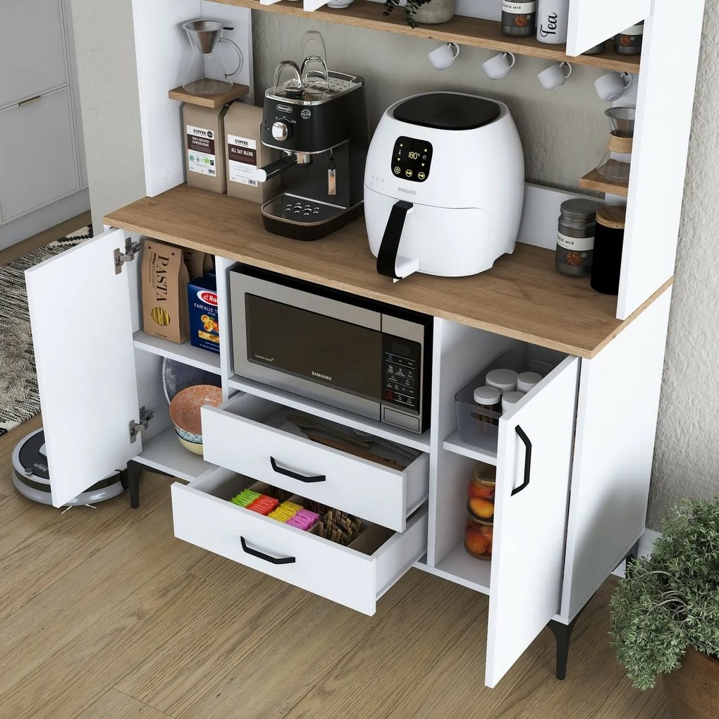 Dulap Jedy Walnut and White