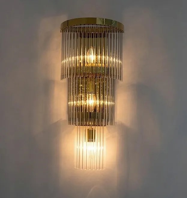 Aplica de perete design decorativ Cascada auriu