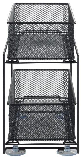 WENKO 69768800 - Suport pentru priză GIOMA 35 x 33,5 cm, negru