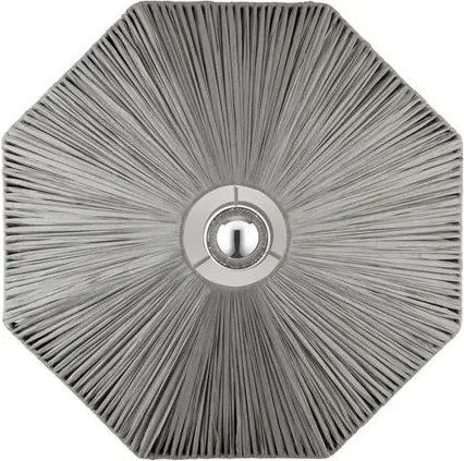 Aplica de perete cu design texturat ELVIO gri 45cm