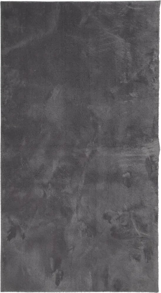 vidaXL Covor HUARTE, fir scurt, moale și lavabil, antracit, 60x110 cm