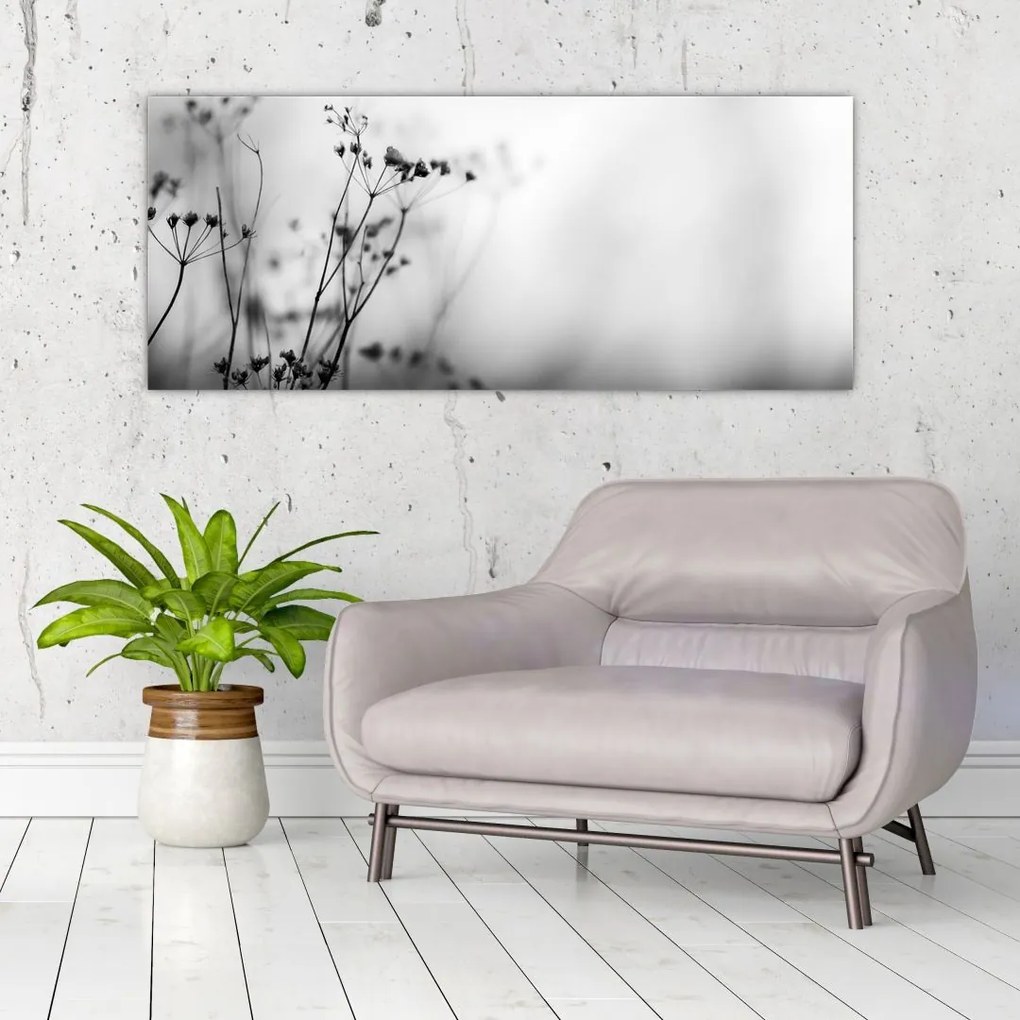 Tablou - Detailu florior de luncă (120x50 cm)