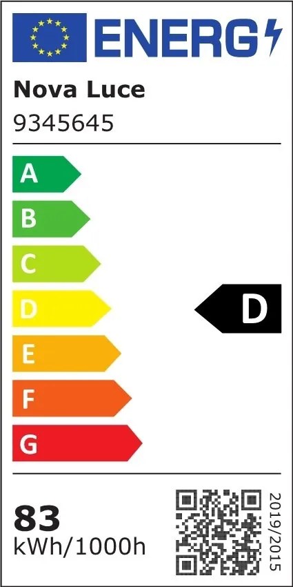 Pendul LED dimabil design modern MORBIDO negru 100cm