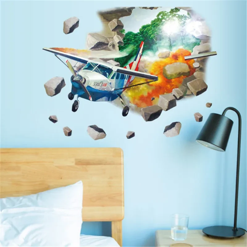 Sticker perete 3D Plane