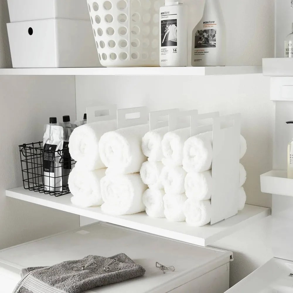 Suporturi pentru prosoape albe 2 buc. din metal Tower – YAMAZAKI