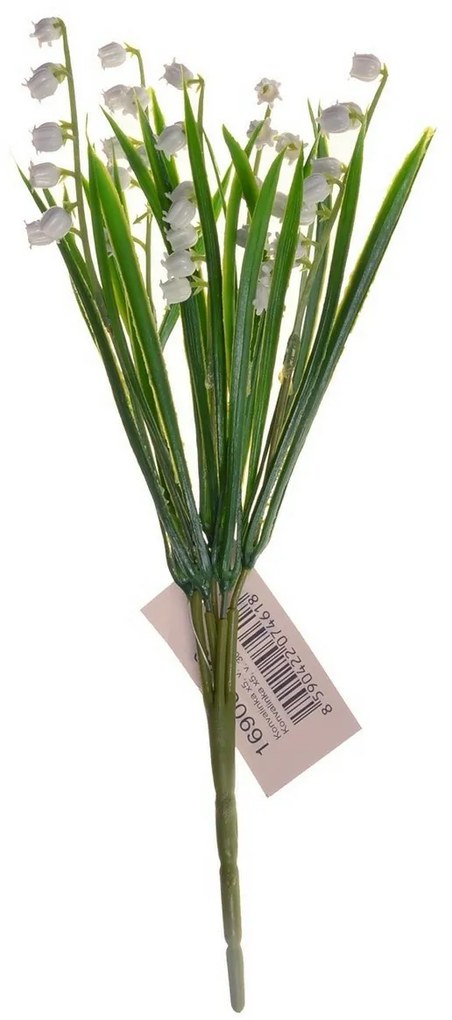 Buchet artificial lăcrămioare, în. 35 cm, buchet de 5 buc